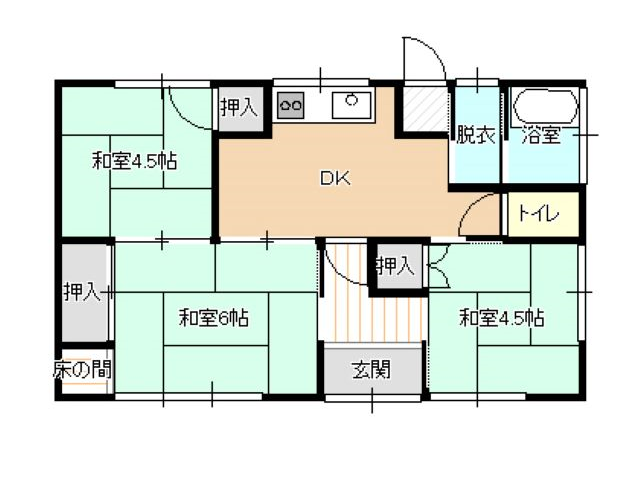 賃貸-勝正堂-西村-河添-平面図